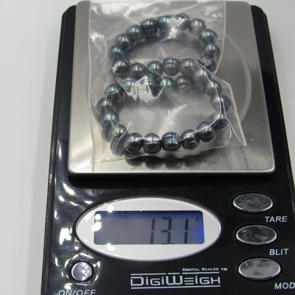 Dyed Pearl Expandable Bracelet Vintage Elegant - Picture 5 of 5